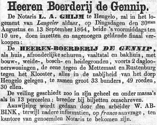 1864 Gennip adv
